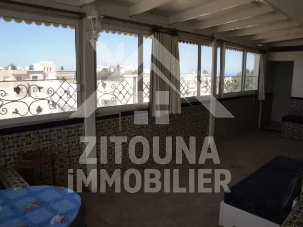 Etage de villa à louer meublé