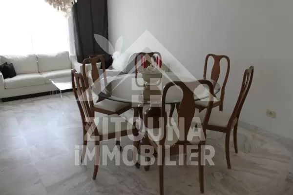 Appartement meublé à louer à la Marsa