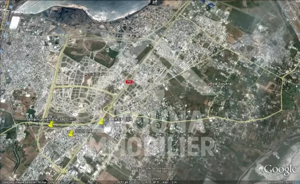 Terrain à vendre à La Marsa Sidi Daoud