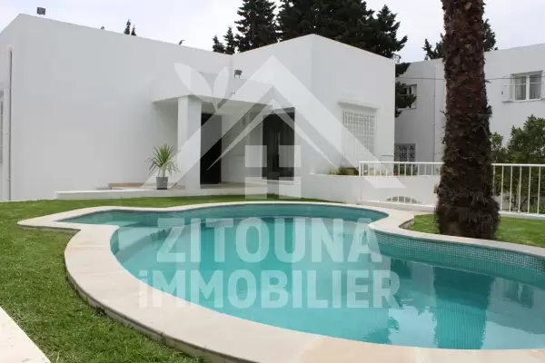 Villa à louer à Gammarth Superieur