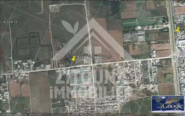 Terrain à vendre à la Marsa