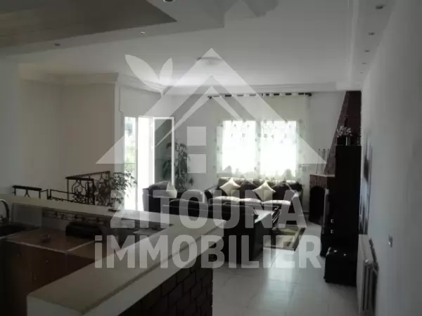 Etage de villa à louer meublé