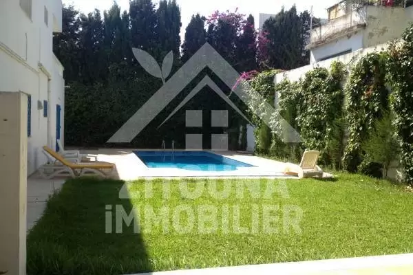 à louer magnifique étage de villa meublée