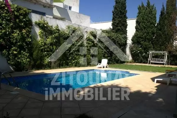 à louer magnifique étage de villa meublée