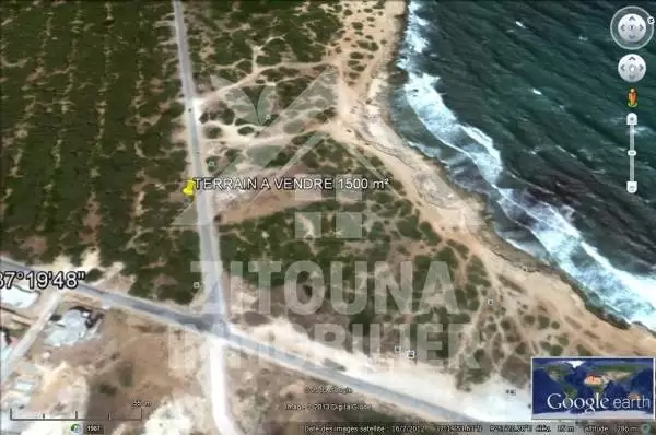 A vendre terrain à Bizerte