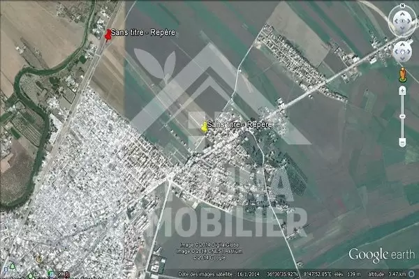 A vendre un terrain à Jendouba