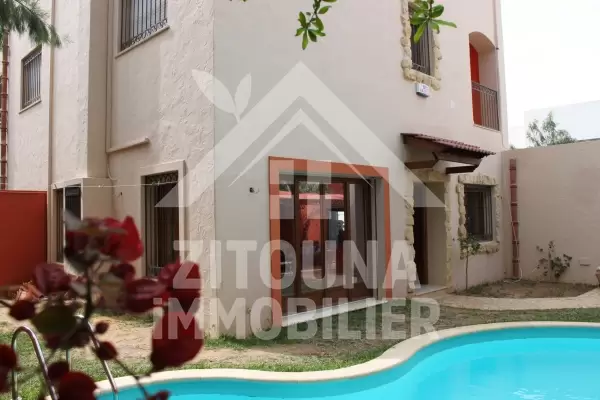Belle Villa à louer à la Marsa