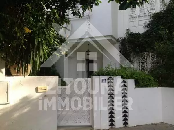 A louer une belle villa à la Marsa