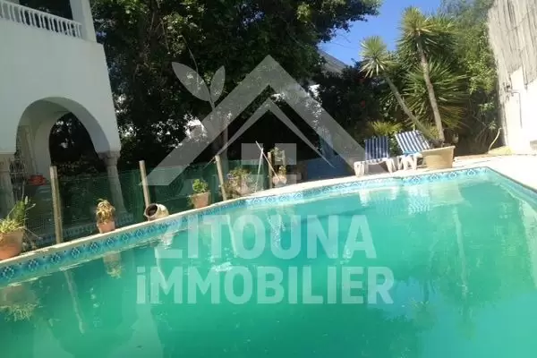 A louer une belle villa à Gammarth