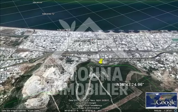 Terrain à vendre à Hammam Lif R+4