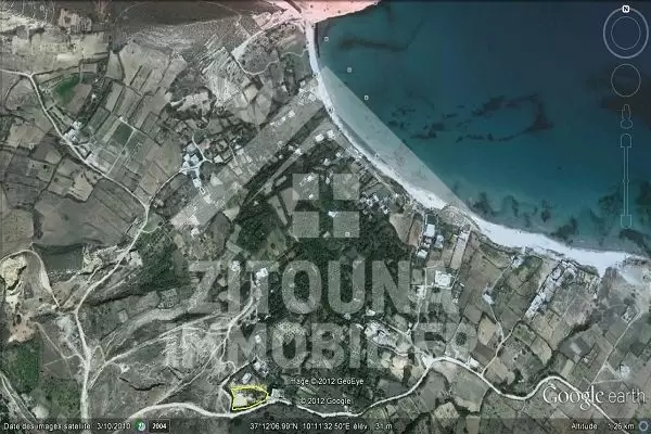 A vendre terrain à Bizerte