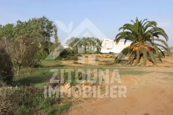 A vendre terrain à La soukra