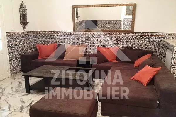 A louer un étage de villa à la Marsa