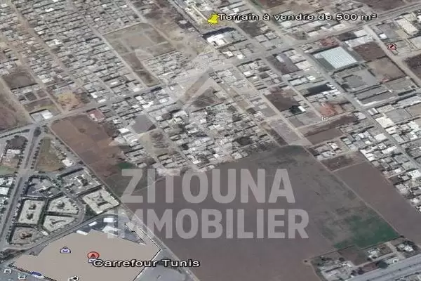 A vendre terrain à La Soukra