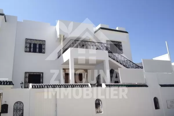 A louer un étage de villa à la Marsa