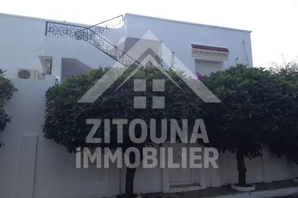 A louer un étage de villa à Sidi Daoud