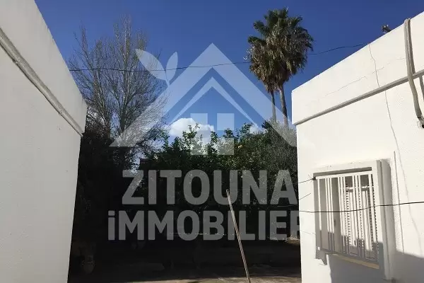 A vendre une villa avec pharmacie , deux dépôts de menuiserie et un grand jardin