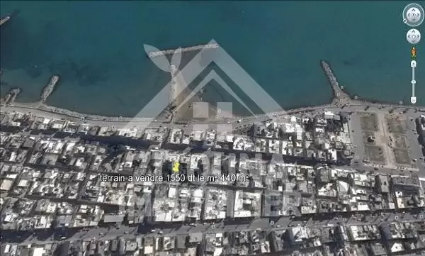 A vendre un terrain à La Goulette