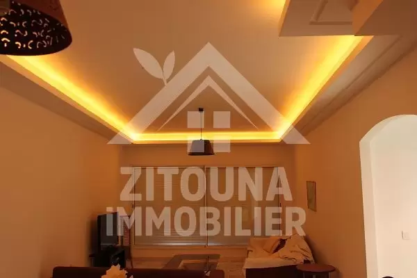 A louer un bel appartement meublé à Gammarth Palace