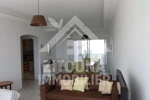 A louer un bel appartement meublé à Gammarth Palace