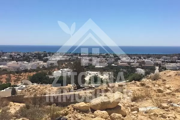 Terrain à vendre avec vue mer