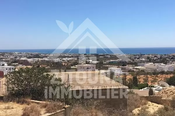 Terrain à vendre avec vue mer