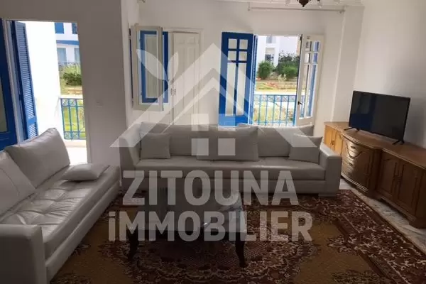 A louer un bel appartement meublé à Gammarth Palace