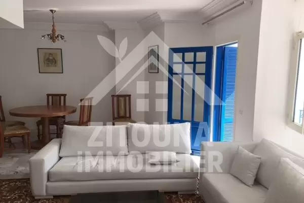 A louer un bel appartement meublé à Gammarth Palace