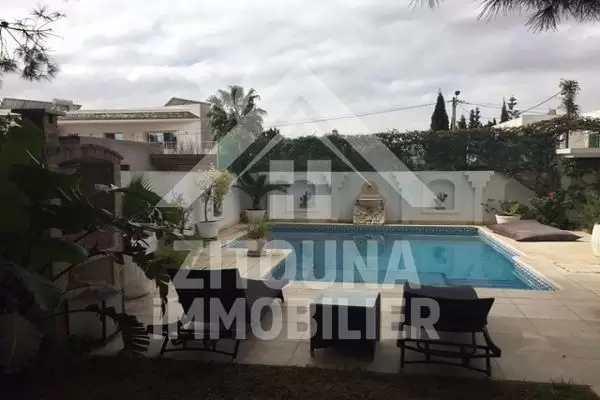 Location rez de chaussée de villa à La Marsa les pins