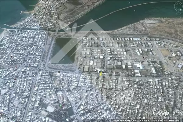 A vendre un terrain de 507 m2 à Le Kram