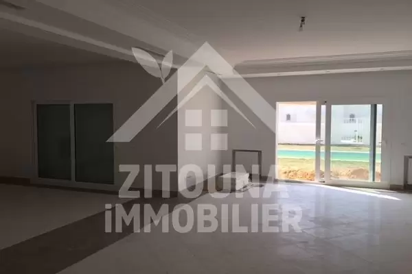 A louer une belle villa à Gammarth Marina