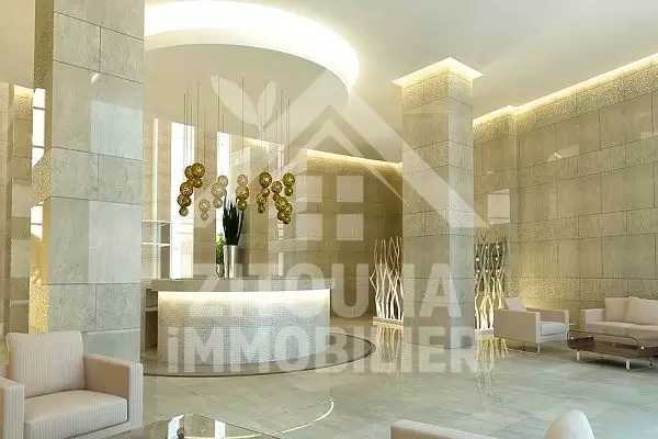 A vendre un bel appartement avec un poste d\\\'accostage pour un bateau à La Marina de Bizerte