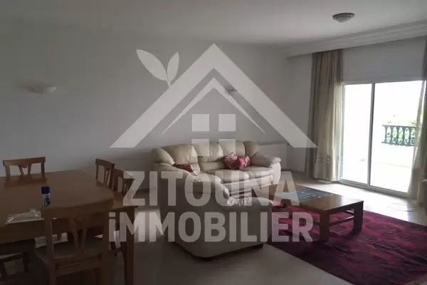 A louer bel appartement meublé à La Marsa Plage