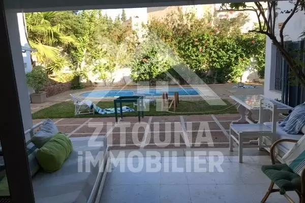 A louer une belle villa à Gammarth Sup