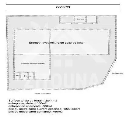Un Entrepôt à louer à Megrine vocation commercial et industrielle