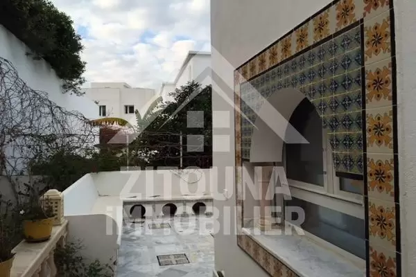 A louer une belle villa à Gammarth Sup