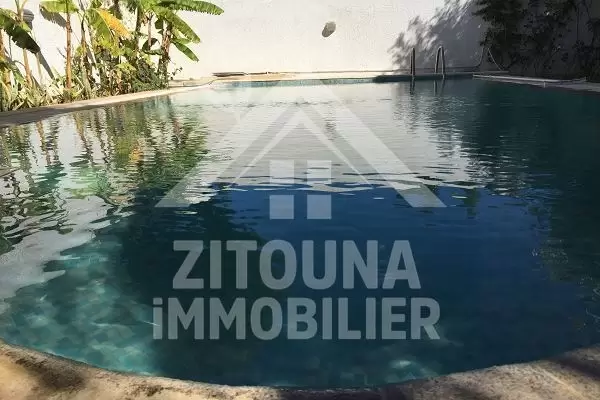 A louer une belle villa à Gammarth