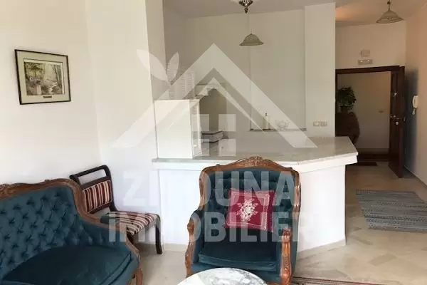 A louer un appartement s+1 meublé à la Marsa Plage dans une résidence gardée