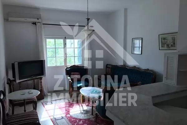 A louer un appartement s+1 meublé à la Marsa Plage dans une résidence gardée