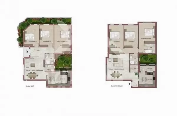 A vendre des appartements à Gammarth