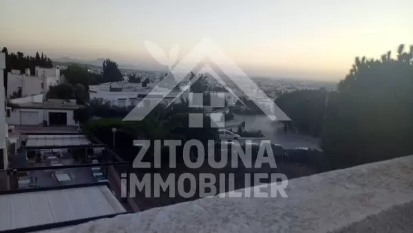 A louer un appartement meublé à Gammarth