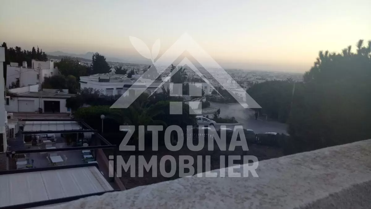 A louer un appartement meublé à Gammarth