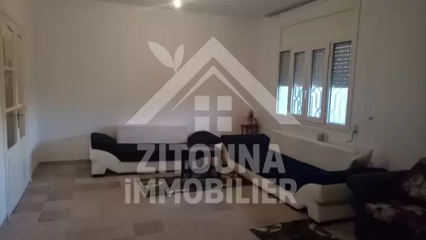 A louer un appartement meublé à Gammarth