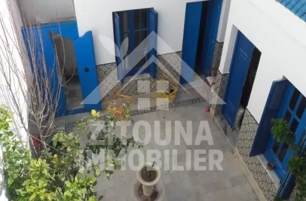 A louer une maison typique style arabesque à Sidi Bousaid