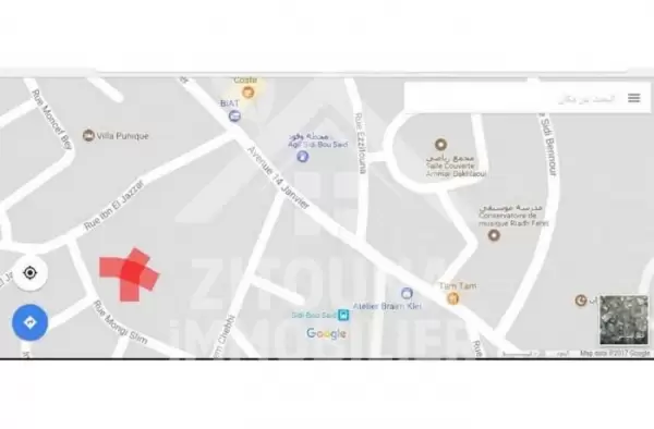 UNE BONNE OPPORTUNITÉ A NE PAS RATER , UN TERRAIN A VENDRE TRÈS BIEN PLACÉ À SIDI BOUSAID