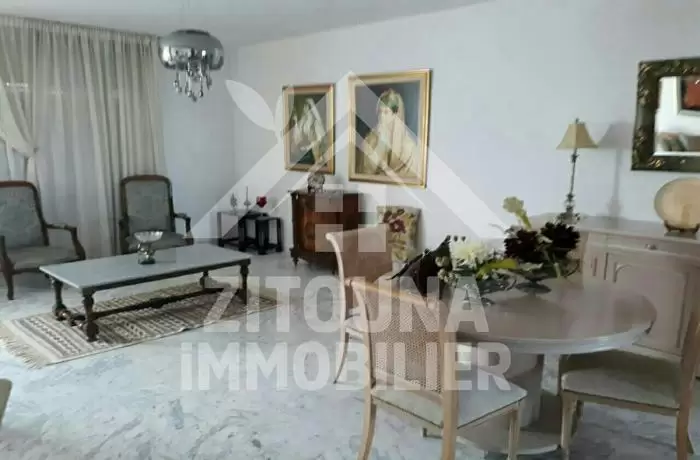 A louer un appartement meublé à la Soukra