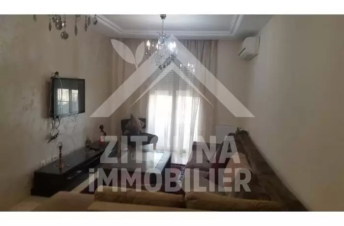 A louer un appartement meublé dans une résidence bien gardée à l'Aouina