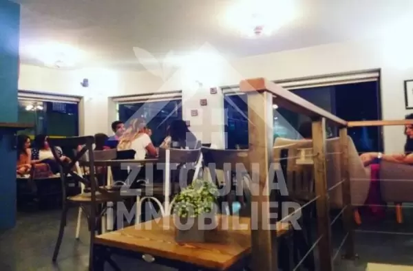 A VENDRE UN FOND DE COMMERCE D'UN SALON DE THÉ AU COEUR DE LA MARSA