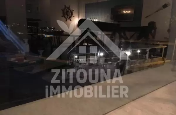 A VENDRE UN FOND DE COMMERCE D'UN SALON DE THÉ AU COEUR DE LA MARSA
