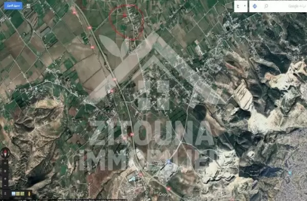 Une opportunité d'investissement A vendre deux lots de terrain de 1600 m² sur la route de Bizerte à SABBELET BEN AMMAR , une zone d'avenir très prometteuse pour les investisseurS.